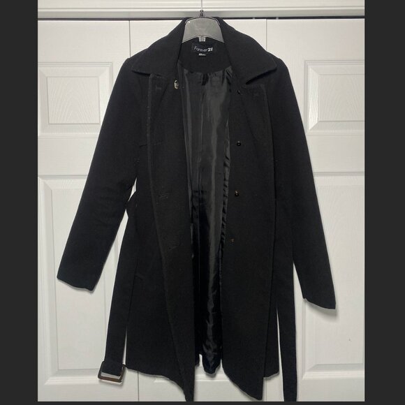Black Trench Coat - Picture 2 of 6